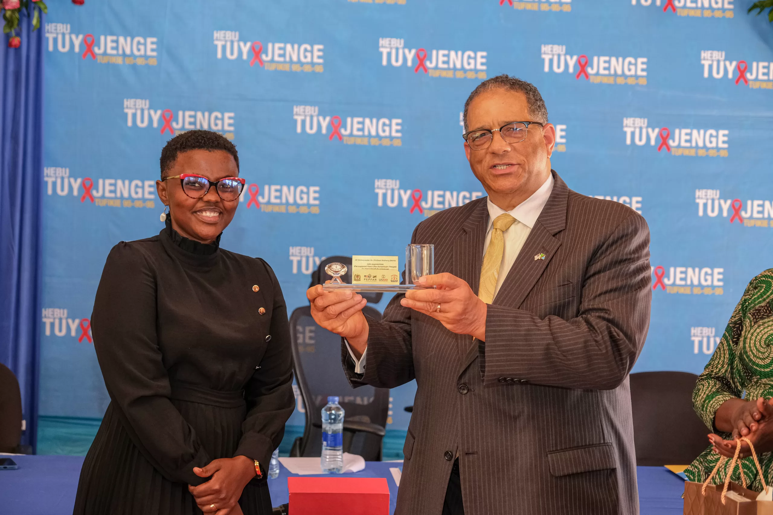 The New US Ambassador to Tanzania Visits  (NACOPHA)