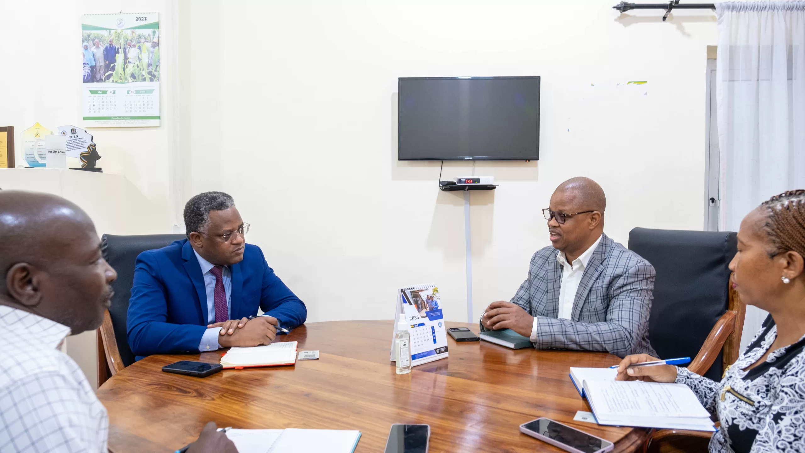 Courtesy Visit of NACOPHA CEO to the Office of the Prime Minister in Dodoma